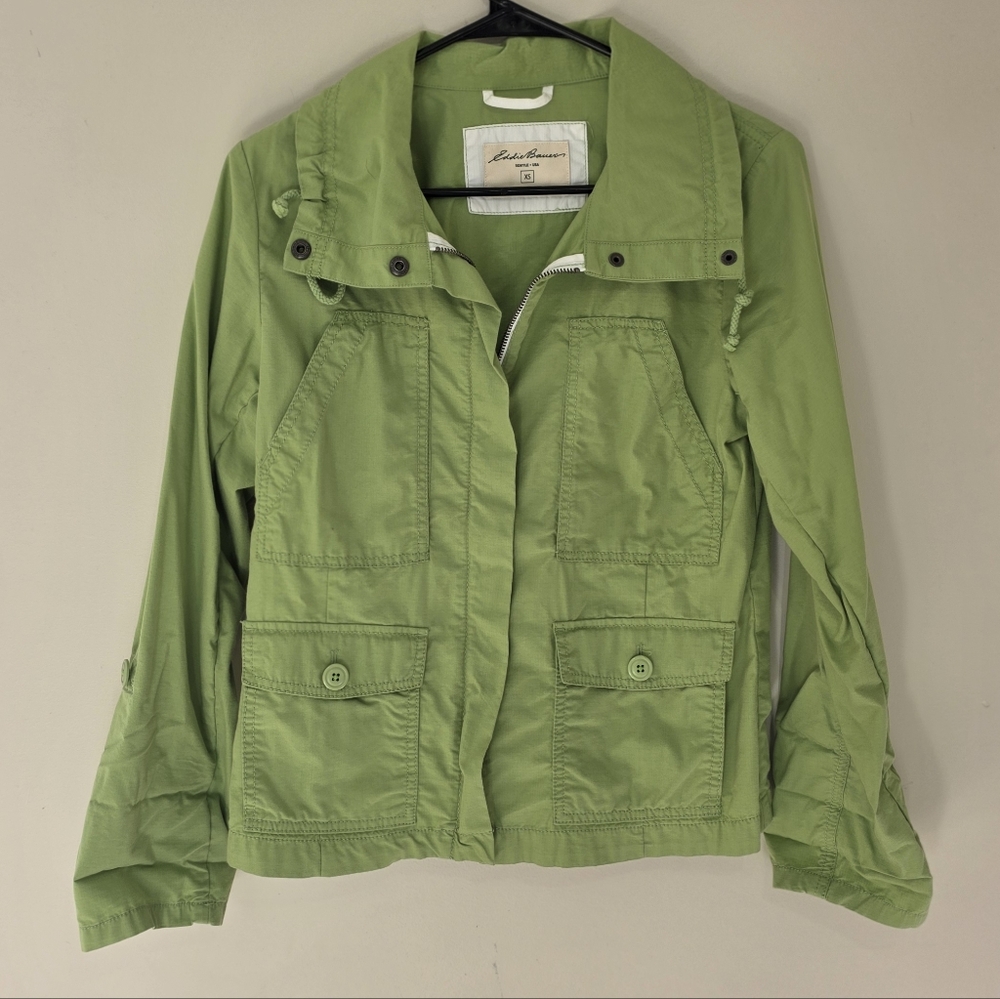 Eddie Bauer Green Utility Jacket